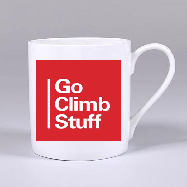 Go Climb Stuff mug